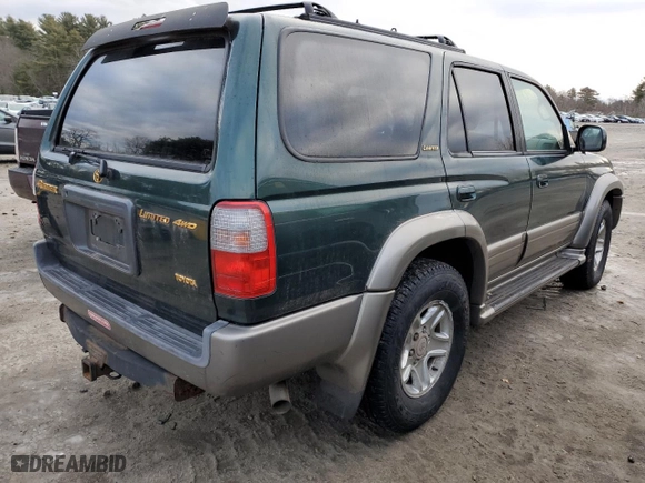 2000 Toyota 4Runner Limited with VIN JT3HN87R4Y9034736, listed as a Copart auction lot 43736745 with 166,298 mi miles and Clean Title. Bid and sale history available at carsss.com. Image 3.
