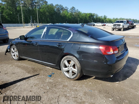 2008 Lexus GS 350 with VIN JTHBE96S080032609, listed as a Copart auction lot 52169145 with 197,283 mi miles and Salvage Title. Bid and sale history available at DreamBid. Image 2.