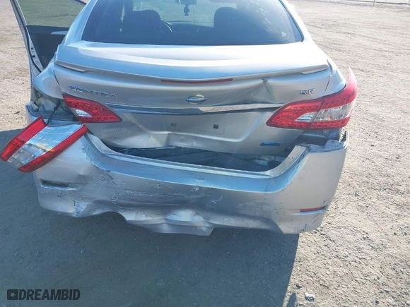 2014 Nissan Sentra S with VIN 3N1AB7APXEL617924, listed as a IAAI auction lot 41514438 with 138,504 mi miles. Bid and sale history available at carsss.com. Image 6.