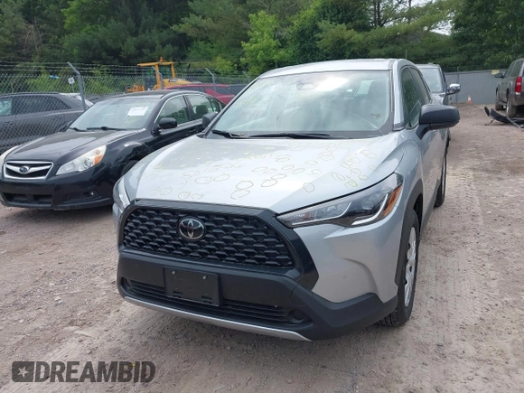 2023 Toyota Corolla Cross L with VIN 7MUAAABG9PV047493, listed as a IAAI auction lot 42441413 with 15,485 mi miles and . Bid and sale history available at DreamBid. Image 12.