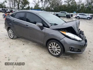 2017 Ford Fiesta Titanium with VIN 3FADP4CJ4HM123260, listed as a Copart auction lot 46355095 with 69,398 mi miles and Salvage Title. Bid and sale history available at carsss.com. Image 4.