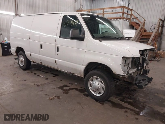 2011 Ford Econoline Cargo Commercial with VIN 1FTNE1EW9BDB06341, listed as a IAAI auction lot 41704699 with 207,452 mi miles and . Bid and sale history available at carsss.com. Image 1.