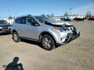 2015 Toyota RAV4 LE with VIN JTMBFREV7FJ046086, listed as a Copart auction lot 48578555 with 104,734 mi miles and Salvage Title. Bid and sale history available at carsss.com. Image 12.