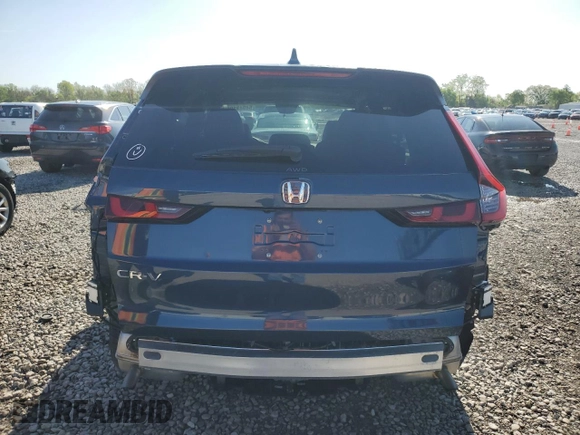2024 Honda CR-V EX-L with VIN 5J6RS4H71RL003974, listed as a Copart auction lot 54943105 with 4,176 mi miles and Salvage Title. Bid and sale history available at carsss.com. Image 6.