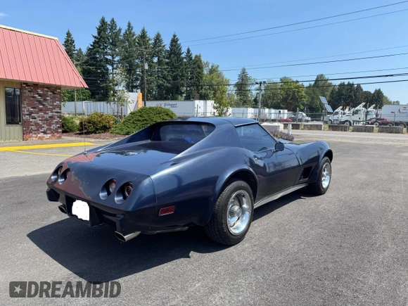 1977 Chevrolet Corvette with VIN 1Z37L7S407775, listed as a Copart auction lot 66350905 with 41,227 mi miles and Clean title. Bid and sale history available at DreamBid. Image 4.