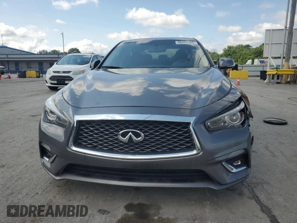 2018 Infiniti Q50 Luxe with VIN JN1EV7AR2JM610413, listed as a Copart auction lot 65222265 with 111,670 mi miles and Clean title. Bid and sale history available at DreamBid. Image 5.