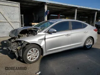 2017 Hyundai Elantra SE with VIN 5NPD74LF0HH088924, listed as a Copart auction lot 64676095 with 124,860 mi miles and Salvage title. Bid and sale history available at DreamBid. Image 1.