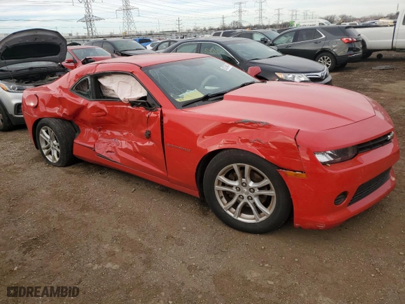 2014 Chevrolet Camaro LS with VIN 2G1FE1E37E9176232, listed as a Copart auction lot 82764814 with NaN miles and Salvage Title. Bid and sale history available at carsss.com. Image 4.