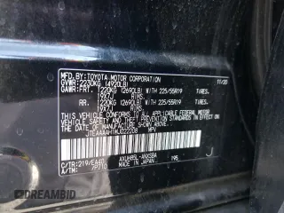 2021 Toyota Venza LE with VIN JTEAAAAH1MJ022208, listed as a Copart auction lot 63158862 with 39,429 mi miles. Bid and sale history available at carsss.com. Image 10.