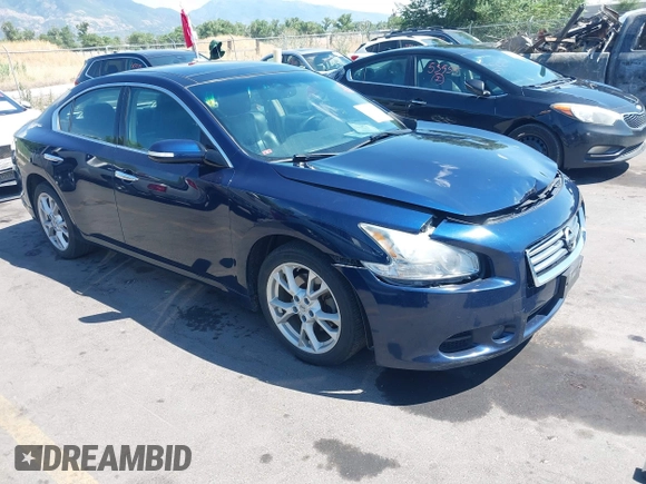 2014 Nissan Maxima S with VIN 1N4AA5AP8EC462019, listed as a IAAI auction lot 42658030 with 105,867 mi miles and . Bid and sale history available at DreamBid. Image 1.