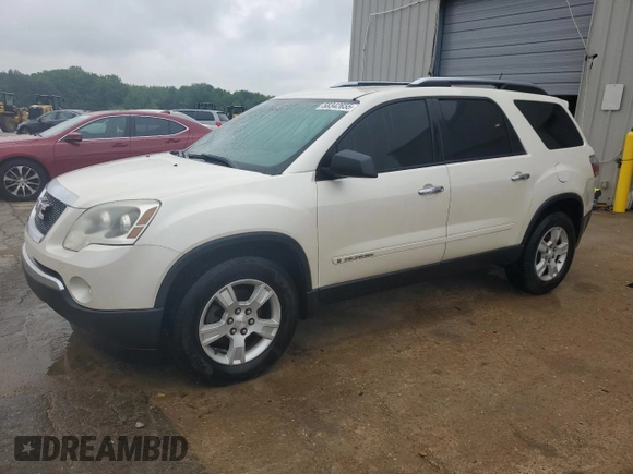 2008 GMC Acadia SLE1 z VIN 1GKER13778J183546, wystawiony jako Copart lot #58342655 z przebiegiem 174 399 mil mil oraz Szkoda całkowita • Salvage title. Historia ofert i sprzedaży dostępna na DreamBid. Obrazek 1.