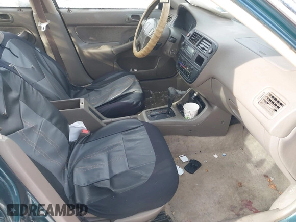 1998 Honda Civic EX with VIN 2HGEJ8647WH603464, listed as a IAAI auction lot 41376762 with 174,990 mi miles. Bid and sale history available at carsss.com. Image 5.