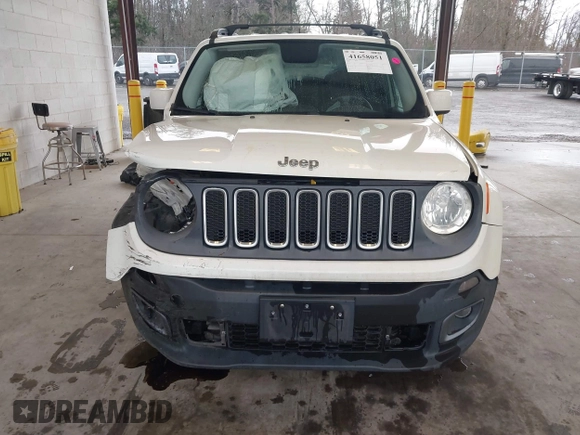 2015 Jeep Renegade Latitude with VIN ZACCJBBH7FPB51994, listed as a IAAI auction lot 41658051 with 95,580 mi miles. Bid and sale history available at carsss.com. Image 13.