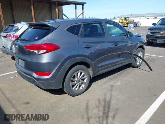 2017 Hyundai Tucson SE with VIN KM8J23A41HU535520, listed as a IAAI auction lot 41858164 with 85,200 mi miles and . Bid and sale history available at DreamBid. Image 4.