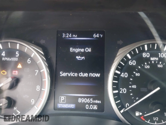 2018 Infiniti Q50 3.0t SPORT with VIN JN1EV7AR1JM440366, listed as a IAAI auction lot 41468676 with 89,065 mi miles. Bid and sale history available at carsss.com. Image 17.