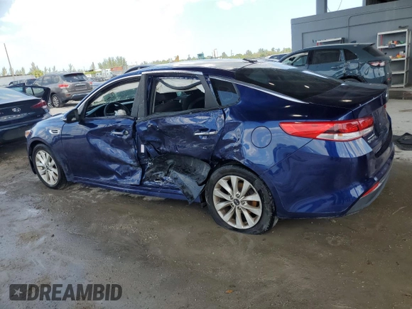 2018 Kia Optima LX with VIN 5XXGT4L33JG263649, listed as a Copart auction lot 52732685 with 110,390 mi miles and Salvage Title. Bid and sale history available at carsss.com. Image 2.