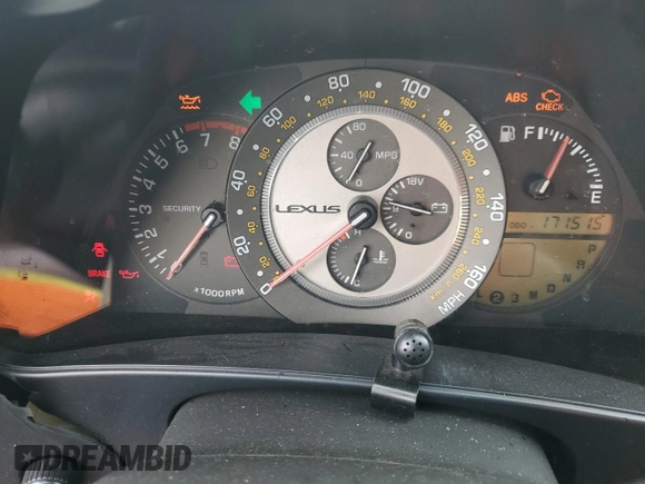 2003 Lexus IS 300/350 with VIN JTHBD192530074881, listed as a Copart auction lot 55804305 with 171,515 mi miles and Clean Title. Bid and sale history available at DreamBid. Image 9.