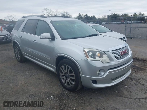 2012 GMC Acadia Denali with VIN 1GKKVTED4CJ227752, listed as a IAAI auction lot 41953675 with 219,344 mi miles. Bid and sale history available at carsss.com. Image 1.