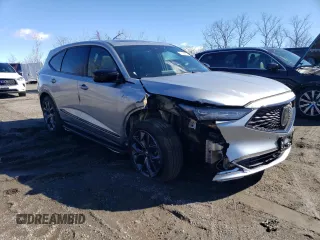 2024 Acura MDX w/A-Spec Package with VIN 5J8YE1H02RL000044, listed as a Copart auction lot 47422535 with 11,038 mi miles and Salvage Title. Bid and sale history available at carsss.com. Image 4.