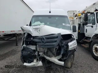 2023 Mercedes-Benz Sprinter Cargo with VIN W1Y40BHY4PT143979, listed as a Copart auction lot 49113905 with 42,295 mi miles and Salvage Title. Bid and sale history available at carsss.com. Image 5.