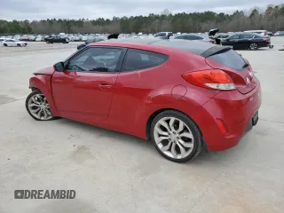 2013 Hyundai Veloster w/Black Int with VIN KMHTC6AD9DU086296, listed as a Copart auction lot 49581285 with 122,637 mi miles and Salvage Title. Bid and sale history available at carsss.com. Image 2.