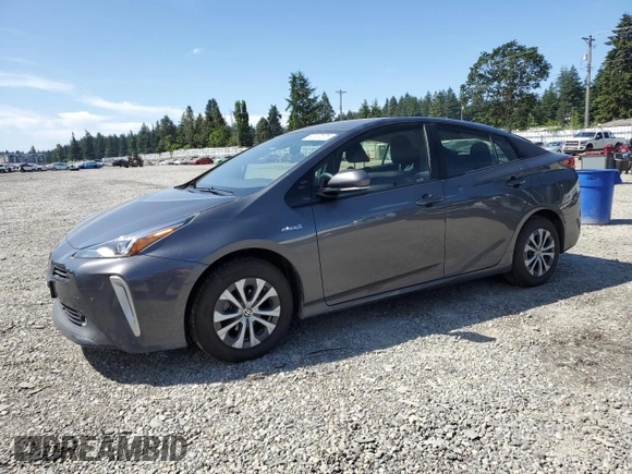 2019 Toyota Prius LE с VIN JTDL9RFU8K3004963, выставлен на аукционе Copart как лот 60187575 с пробегом 31 095 миль миль и Списание • Salvage title. История ставок и продаж доступна на DreamBid. Изображение 1.