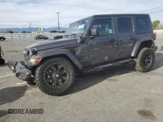 2024 Jeep Wrangler Sport S with VIN 1C4RJXN69RW147521, listed as a Copart auction lot 47298575 with 55,477 mi miles and Salvage Title. Bid and sale history available at DreamBid. Image 1.