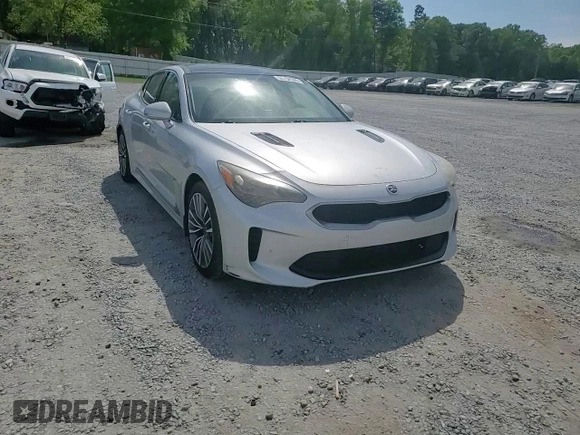 2018 Kia Stinger Premium with VIN KNAE25LAXJ6017479, listed as a Copart auction lot 53158595 with 120,273 mi miles and Salvage Title. Bid and sale history available at DreamBid. Image 10.