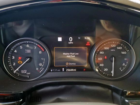 2024 Cadillac XT6 FWD Premium Luxury with VIN 1GYKPCRS7RZ704046, listed as a Copart auction lot 62534055 with 25,644 mi miles and Salvage title. Bid and sale history available at DreamBid. Image 9.