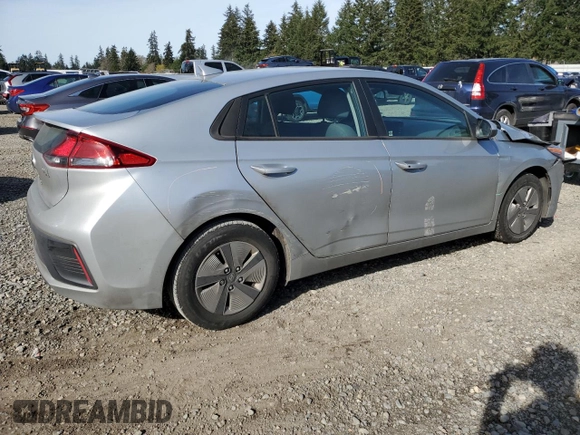 2022 Hyundai Ioniq Blue with VIN KMHC65LC5NU268231, listed as a Copart auction lot 51711085 with 186,180 mi miles and Salvage title. Bid and sale history available at DreamBid. Image 3.