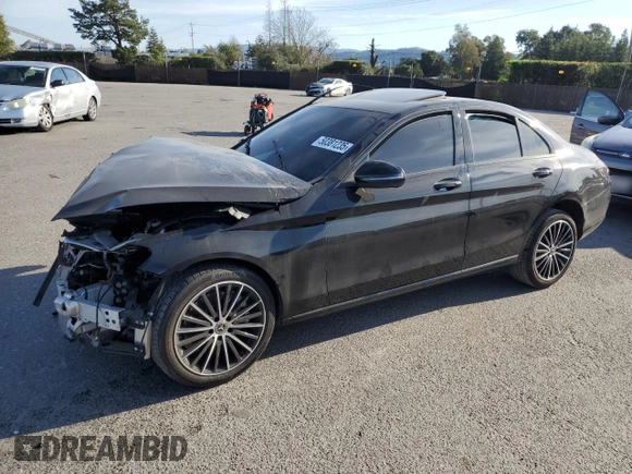 2020 Mercedes-Benz C 300 with VIN WDDWF8EB0LR540472, listed as a Copart auction lot 50381235 with Not Provided miles and Salvage Title. Bid and sale history available at DreamBid. Image 1.