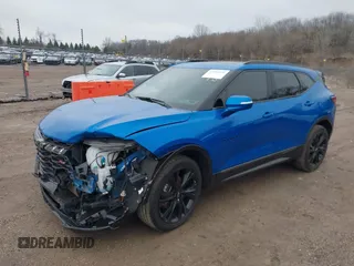 2021 Chevrolet Blazer RS with VIN 3GNKBKRS2MS517518, listed as a IAAI auction lot 42016670 with 68,429 mi miles and . Bid and sale history available at DreamBid. Image 2.