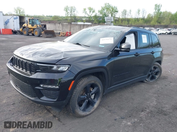 2023 Jeep Grand Cherokee Limited with VIN 1C4RJHBG1PC506118, listed as a IAAI auction lot 42176272 with 72,087 mi miles and . Bid and sale history available at DreamBid. Image 2.