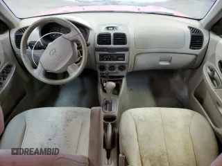2004 Hyundai Accent GL with VIN KMHCG45C94U538368, listed as a Copart auction lot 42444565 with 163,028 mi miles and Salvage Title. Bid and sale history available at carsss.com. Image 8.