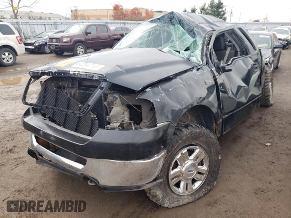 2008 Ford F-150 STX with VIN 1FTRX14W98FC33763, listed as a Copart auction lot 64094712 with 212,698 mi miles and Non repairable. Bid and sale history available at DreamBid. Image 2.