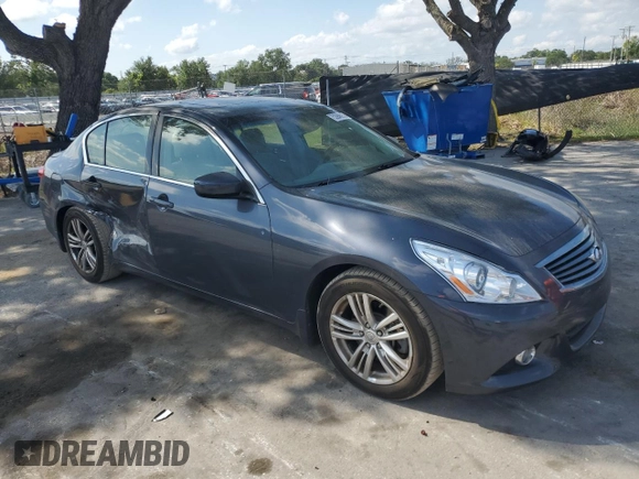 2013 Infiniti G37 Sedan Journey with VIN JN1CV6AP8DM718247, listed as a Copart auction lot 53946955 with 81,897 mi miles and Salvage Title. Bid and sale history available at carsss.com. Image 4.