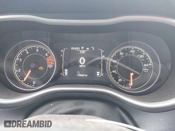 2016 Jeep Cherokee 75th Anniversary with VIN 1C4PJLCB8GW116211, listed as a IAAI auction lot 41509050 with 178,643 mi miles and . Bid and sale history available at DreamBid. Image 7.