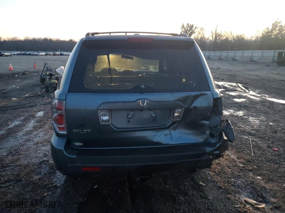 2007 Honda Pilot EX-L with VIN 5FNYF28697B010883, listed as a Copart auction lot 89077445 with 279,731 mi miles and Salvage Title. Bid and sale history available at carsss.com. Image 6.