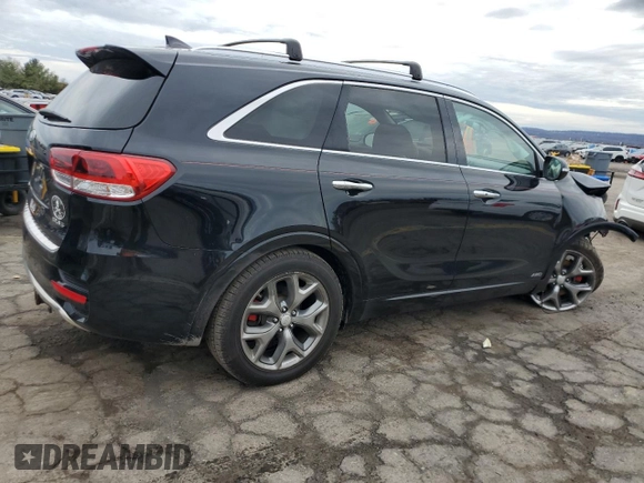 2016 Kia Sorento SX with VIN 5XYPKDA54GG072186, listed as a Copart auction lot 51854425 with 101,087 mi miles and Salvage Title. Bid and sale history available at carsss.com. Image 3.