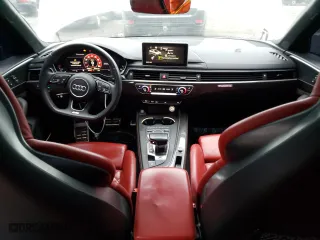 2019 Audi S4 Premium Plus with VIN WAUB4AF46KA078743, listed as a Copart auction lot 38001543 with 58,087 mi miles. Bid and sale history available at carsss.com. Image 8.