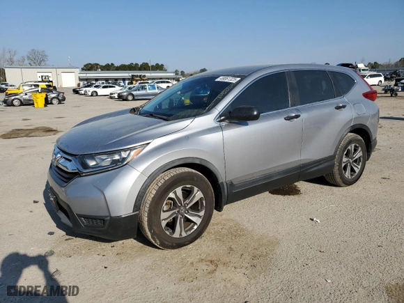 2017 Honda CR-V LX with VIN 7FARW5H30HE005900, listed as a Copart auction lot 49061325 with 43,588 mi miles and Salvage Title. Bid and sale history available at carsss.com. Image 1.