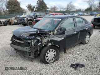 2012 Nissan Versa S with VIN 3N1CN7AP8CL868924, listed as a Copart auction lot 47470015 with 168,465 mi miles and Salvage Title. Bid and sale history available at carsss.com. Image 1.