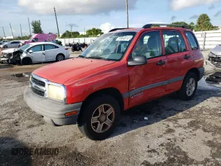 2003 Chevrolet Tracker z VIN 2CNBE13CX36943395, wystawiony jako Copart lot #70964574 z przebiegiem 118 975 mil mil oraz Szkody całkowita. Historia ofert i sprzedaży dostępna na DreamBid. Obrazek 1.