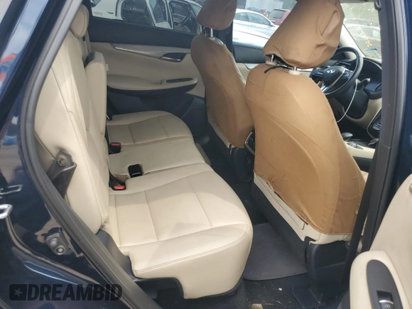 2019 Infiniti QX50 Luxe with VIN 3PCAJ5M14KF142261, listed as a Copart auction lot 55122875 with 125,200 mi miles and Salvage title. Bid and sale history available at DreamBid. Image 11.