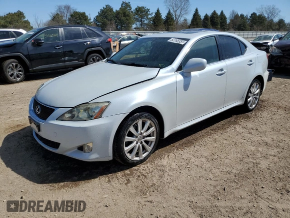 2006 Lexus IS 250 z VIN JTHCK262665007122, wystawiony jako Copart lot #53168355 z przebiegiem 177 680 mil mil oraz Szkoda całkowita • Salvage title. Historia ofert i sprzedaży dostępna na DreamBid. Obrazek 1.