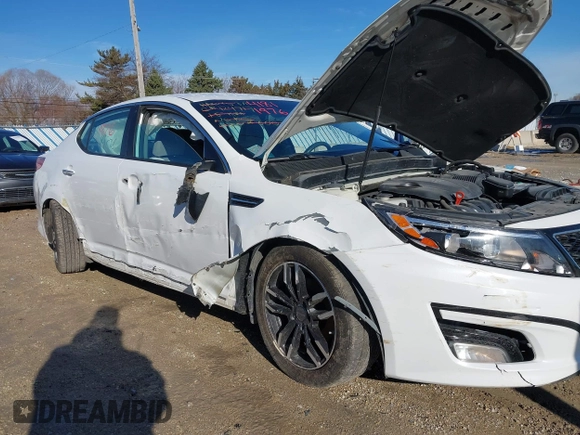 2015 Kia Optima LX with VIN KNAGM4A73F5600350, listed as a IAAI auction lot 41811976 with 154,924 mi miles. Bid and sale history available at carsss.com. Image 11.