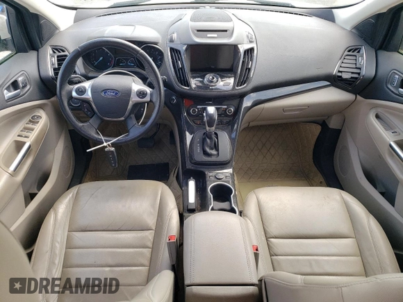 2016 Ford Escape Titanium with VIN 1FMCU9J91GUB52418, listed as a Copart auction lot 52644135 with 107,212 mi miles and Salvage Title. Bid and sale history available at carsss.com. Image 8.