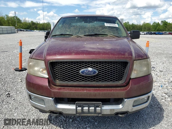2004 Ford F-150 XLT z VIN 1FTPX14554NB47624, wystawiony jako Copart lot #57280685 z przebiegiem 77 981 mil mil oraz Czysty tytuł • Clean title. Historia ofert i sprzedaży dostępna na DreamBid. Obrazek 5.