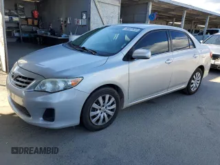 2013 Toyota Corolla L with VIN JTDBU4EE1DJ115716, listed as a Copart auction lot 46657615 with 88,742 mi miles and Salvage Title. Bid and sale history available at DreamBid. Image 1.
