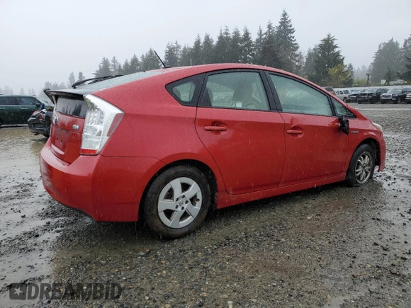 2010 Toyota Prius II with VIN JTDKN3DU6A0035457, listed as a Copart auction lot 52204705 with 97,827 mi miles and Salvage Title. Bid and sale history available at carsss.com. Image 3.